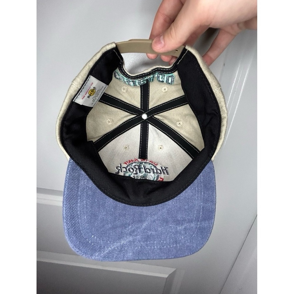 Vintage 90's Hard Rock Cafe‎ Chicago "Save The Planet" Embroidered Snap Back Hat - Picture 12 of 12